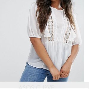 White ASOS blouse